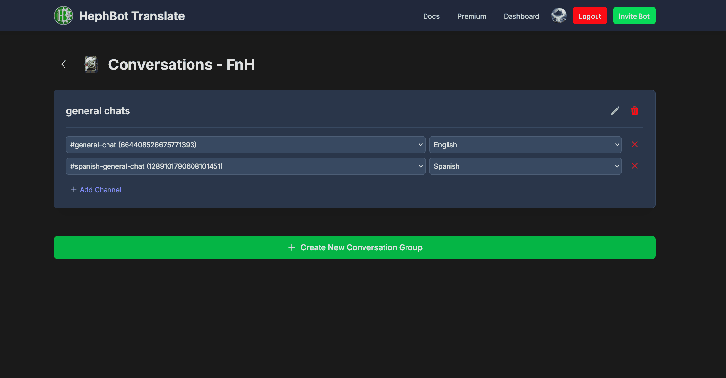 Conversation bridging